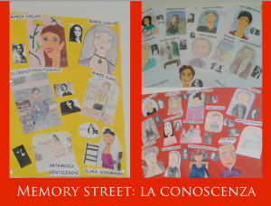 MEMORY STREET A SCUOLA