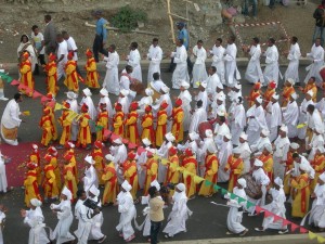cerimonia  del Temklet ad Addis Abeba 