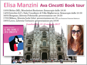 Elisa Manzini "Ava Cincotti" book tour