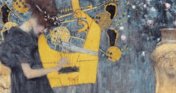 La personificazione della “Musica” è donna Klimt-Musik-donna