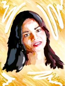Asia Bibi, artwork di Ernie Kasper.