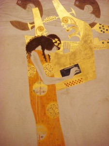 Gustav-Klimt-La-poesia-Fregio-di-Beethoven-particolare-1902-P.zo-della-Secessione-Vienna