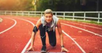 Woman on track woman-on track
