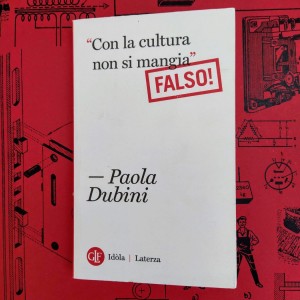 con la cultura non si mangia