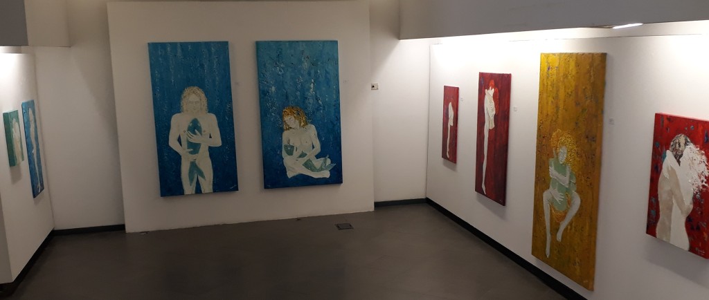 Mostra Antivirus di Mariella Ridda, pittrice