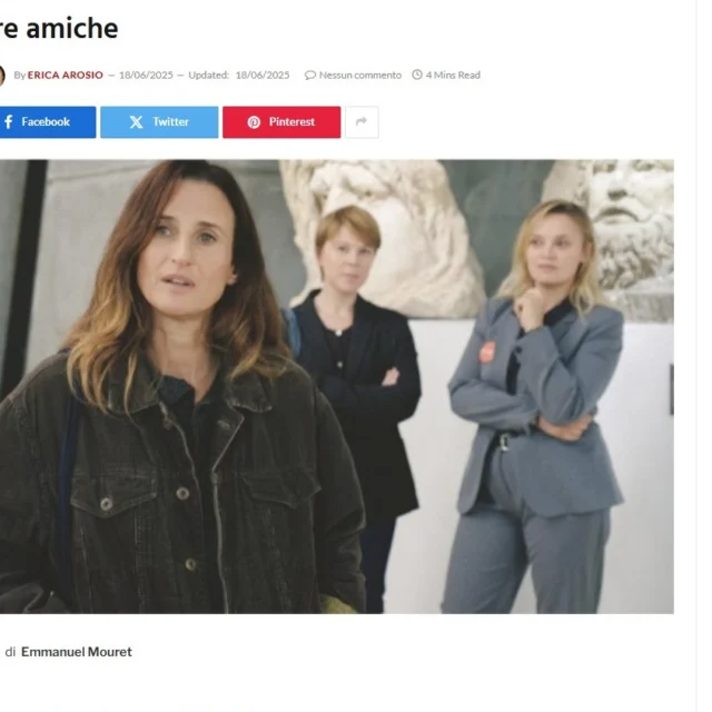 Le protagoniste di questo bel film sono tre attrici francesi deliziose, tre donne vere, che non hanno bisogno di chissà quali artifici per essere belle, attraenti e soprattutto insuperabili nel mettersi nei guai.

https://www.dols.it/2025/06/18/tre-amiche/
