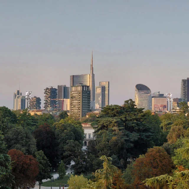 Vista di Milano dalla Triennale